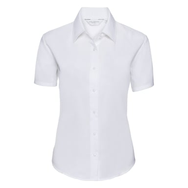 Russell Collection - Bluse mit kurzen Ärmeln - Damen (Weiß)