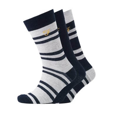 Farah - "Falton" Socken für Herren (3er-Pack) (Schwarz/Weiß)