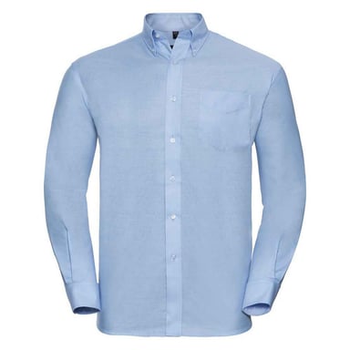 Russell Collection - Formelles Hemd für Herren Langärmlig (Dunkelblau)
