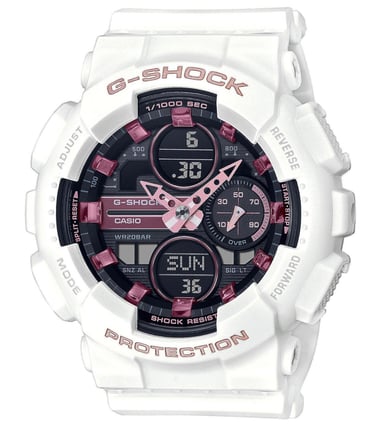 Casio G-Shock Damenarmbanduhr GMA-S140M-7AER in Weiß