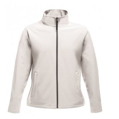 Regatta Standout Damen Softshelljacke Ablaze bedruckbar (Weiß/Stahlgrau)