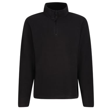 Regatta Herren 170 Series Fleece-Oberteil mit Reißverschluss bis zur Brust, Anti-Pilling (Schwarz)