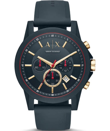 Armani Exchange Outerbanks Blau Herren Armbanduhr AX1335