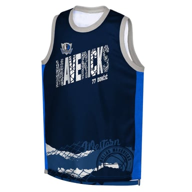 NBA Dallas Mavericks 77 Luka Doncic Fast Break Shooter-Weste für Herren