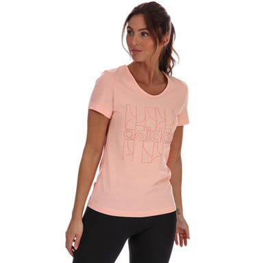 T-shirt Motion adidas Pour Femme en Rose