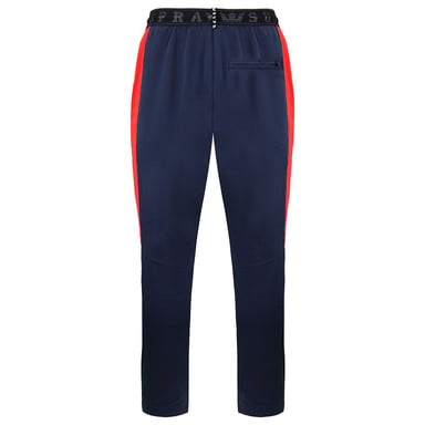Supra Stretch Taille Graphic Logo Navy Green Mens Trackhose 102554 320