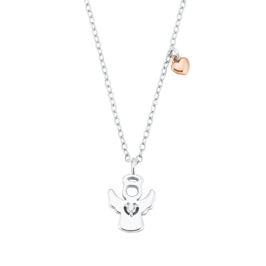 s.Oliver Chaîne avec pendentif pour fille, argent sterling 925, ange
