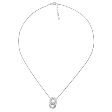 Orphelia Damen 925er Sterlingsilberkette mit Anhänger - Silber ZH-4866
