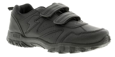 Rockstorm bolt boys kids school shoes black