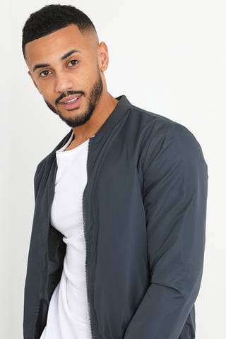 Charcoal 'Sanjay' Bomber Jacket