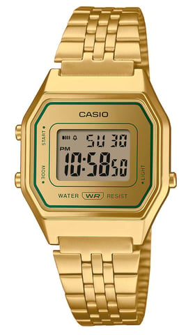 Casio Casio Collection Vintage Damen Gold Uhr LA680WEGV-9AEF