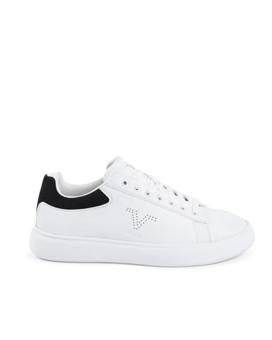 V Italia Herren Sneaker SNK 004 M Weiß Schwarz