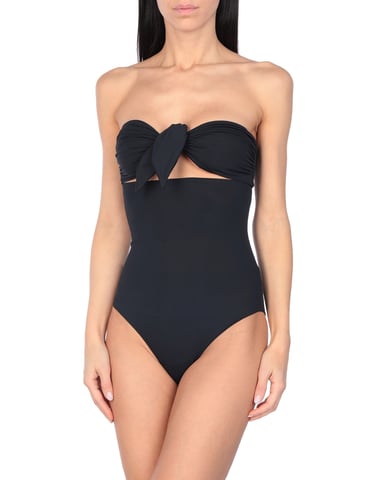S And S Black Bandeau Swimsuit