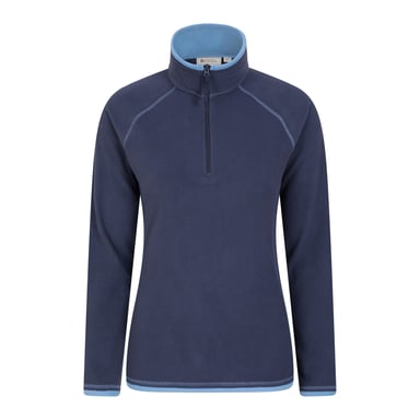 Mountain Warehouse Damen/Damen Montana Half Zip Fleece Top (Marine)