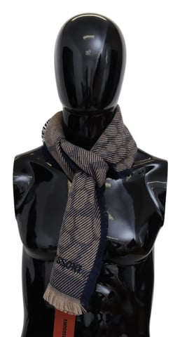 Echarpe unisexe Missoni en cachemire à motifs multicolores pour homme