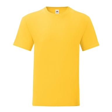 Fruit of the Loom - "Iconic 150" T-Shirt für Herren (Sonnenblume)