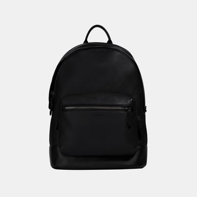 West Backpack in Pebbled Leather Bag