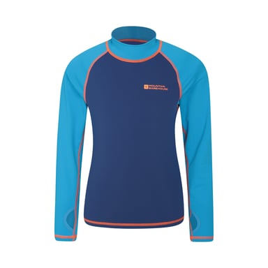 Mountain Warehouse Childrens/Kids Long-Sleeved Rash Top (Blau)