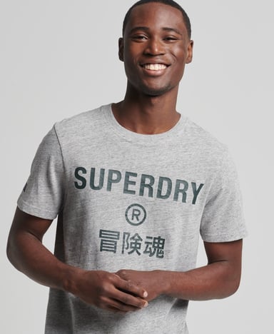 Superdry Vintage Corporation Logo Marl T-Shirt