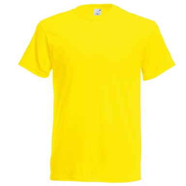 Screen Stars Fruit Of The Loom Original Herren T-Shirt, Kurzarm (Gelb)