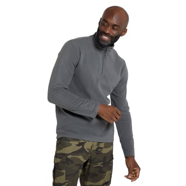 Mountain Warehouse Herren Camber II Half Zip Fleece Top (Grau)