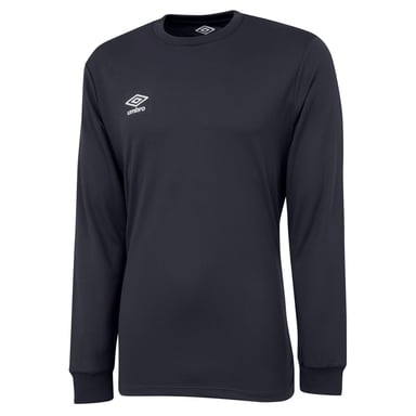 Umbro Herren Club Langarmtrikot (Carbon/Weiß)