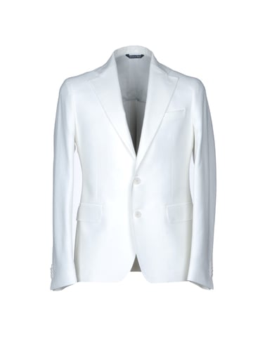 SUITS AND JACKETS Brian Dales Ivory Man Cotton