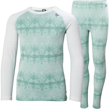 Helly Hansen Boys & Girls Jr Merino Mid Baselayer Set