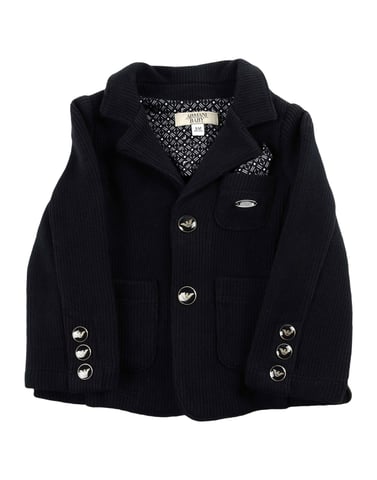 SUITS AND JACKETS Armani Junior Dark blue Boy Cotton