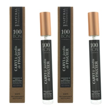 100 Bon Carvi & Jardin De Figuier Concentre Refillable Eau de Parfum 10ml x 2