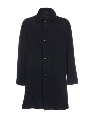 COATS & JACKETS Mp Massimo Piombo Dark blue Man Baby Alpaca
