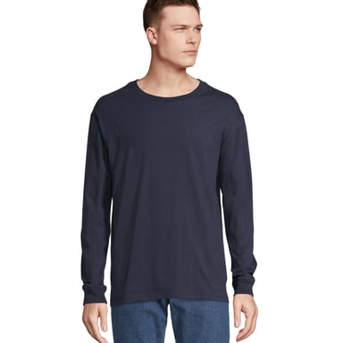 SOLS - "Pioneer" T-Shirt für Herren/Damen Unisex Langärmlig (Dunkelblau)