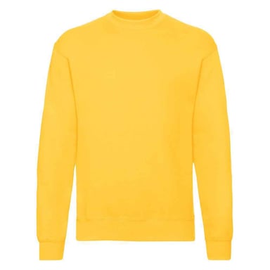 Fruit of the Loom Unisex Erwachsene Classic Drop Shoulder Sweatshirt (Sonnenblume gelb)