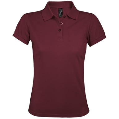 SOLS - Polo-Shirt mit kurzen Ärmeln PRIME - Damen (Bordeaux)