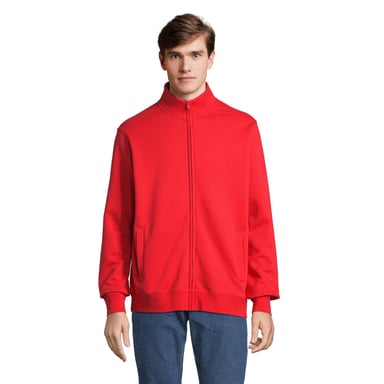 SOLS - "Cooper" Jacke Durchgehender Reißverschluss für Herren/Damen Unisex (Leuchtend Rot)