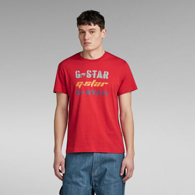 G-Star RAW Triple Logo Graphic T-Shirt