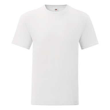 Fruit Of The Loom Herren Iconic T-Shirt (5er Pack) (Weiß)