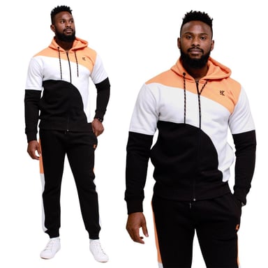 Mens Kam Two Piece Tracksuit Hoodie & Jogger Set