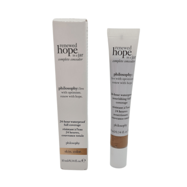 Philosophy Renewed Hope In A Jar 24-Hour Waterproof Full Coverage 6.5 Tan Concealer 10ml