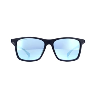Hugo Boss Sonnenbrille BOSS 1078/S FLL 3J Matte Blau Blau Spiegel