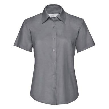 Russell Collection - Hemd für Damen kurzärmlig (Silber)