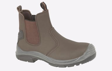 Grafters Goodwin Safety Boot Leather Mens