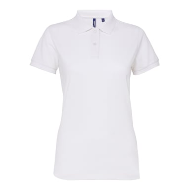 Asquith & Fox - Polo-Shirt mit kurzen Ärmeln - Damen (Weiß)