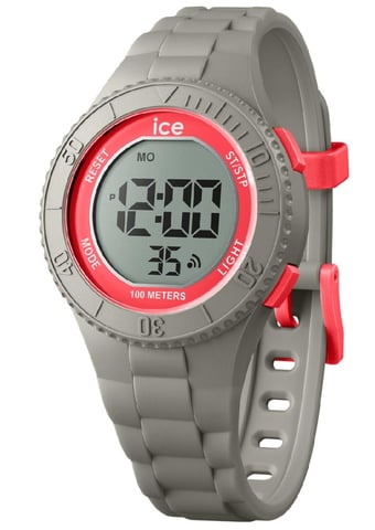 Ice Watch Ice Digit - Staubiges Koralle Kinderuhr Grau 021623