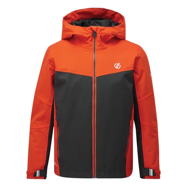 Dare 2B Childrens/Kids In The Lead Wasserdichte Jacke (Trail Blaze Red/Ebony Grey)