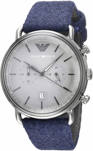 Emporio Armani Herrenuhr Quartz Silber