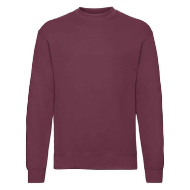 Fruit of the Loom Unisex Erwachsene Classic Drop Shoulder Sweatshirt (Burgund)