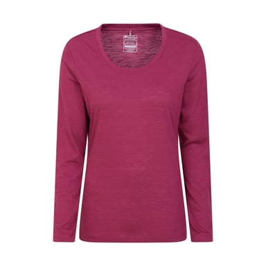 Mountain Warehouse - "Agra" Oberteil für Damen Langärmlig (Beerenrot)