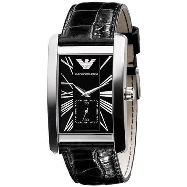 Emporio Armani AR0143 Klassisch Schwarz Herrenuhr
