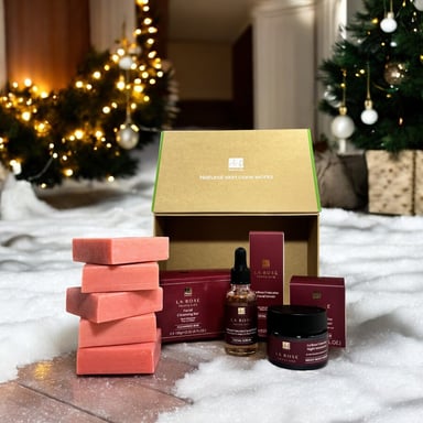 Dr Botanicals Anti-Aging La Rose Francaise Abendpflege Weihnachtsgeschenkset